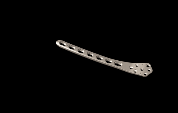 AS. Distal Femur Plate, 6.4 mm