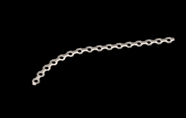 AS. Straight Pelvic Reconstruction Plate, 3.5mm (Tit) 